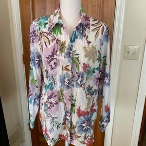 Beautiful COLDWATER CREEK button down shirt. (M)
